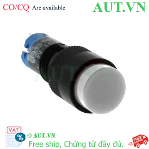 Ảnh của Nút nhấn giữ không đèn IDEC AB1M-A1LW D10 1NO+1NC (Trắng)