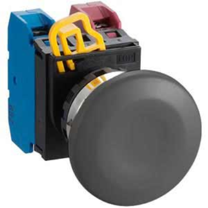 Ảnh của Nút nhấn nhả không đèn IDEC YW4B-M4E11B D22 1NO+1NC (Đen)