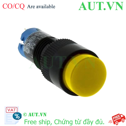 Ảnh của Nút nhấn giữ không đèn IDEC AB1M-A1Y D10 1NO+1NC (Vàng)