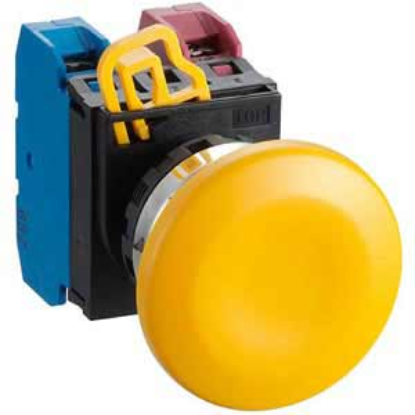 Ảnh của Nút nhấn nhả không đèn IDEC YW4B-M4E11Y D22 1NO+1NC (Vàng)