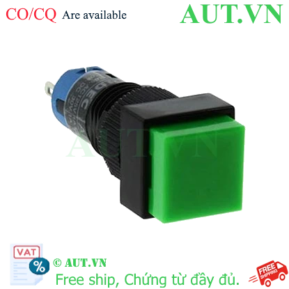 Ảnh của Nút nhấn giữ không đèn IDEC AB1Q-A1G D10 1NO+1NC (Xanh)
