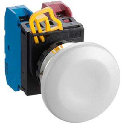 Ảnh của Nút nhấn nhả không đèn IDEC YW4B-M4E11W D22 1NO+1NC (Trắng)