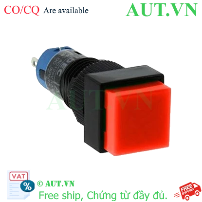 Ảnh của Nút nhấn giữ không đèn IDEC AB1Q-A1LR D10 1NO+1NC (Đỏ)