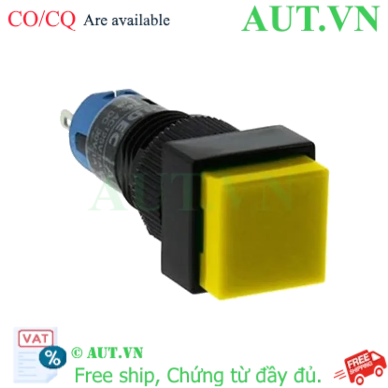 Ảnh của Nút nhấn giữ không đèn IDEC AB1Q-A1LY D10 1NO+1NC (Vàng)