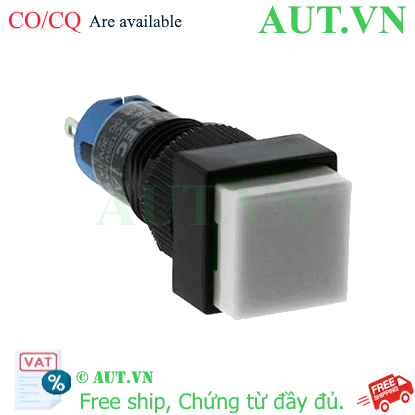 Ảnh của Nút nhấn giữ không đèn IDEC AB1Q-A1W D10 1NO+1NC (Trắng)