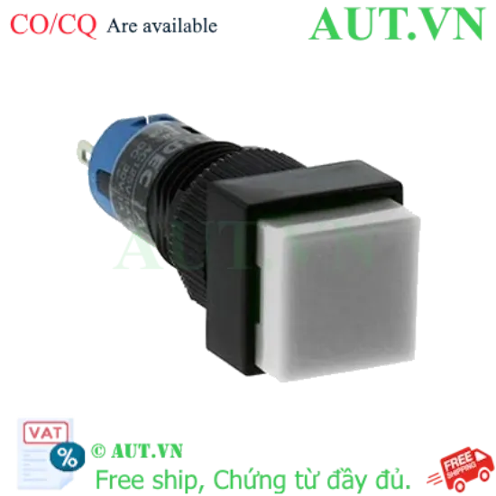 Ảnh của Nút nhấn giữ không đèn IDEC AB1Q-A1W D10 1NO+1NC (Trắng)
