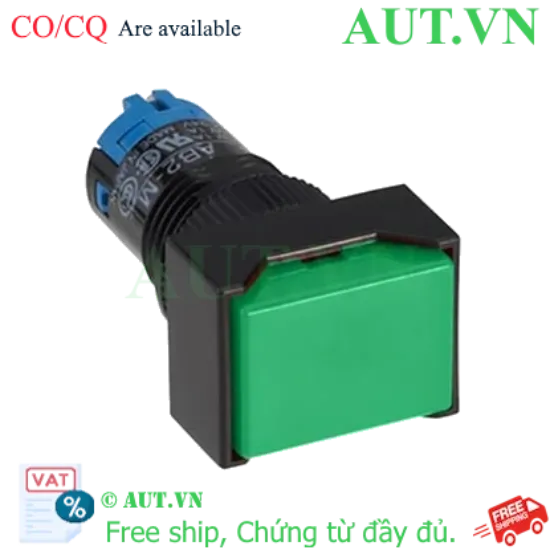 Ảnh của Nút nhấn giữ không đèn IDEC AB2H-A1LG D12 1NO+1NC (Xanh)