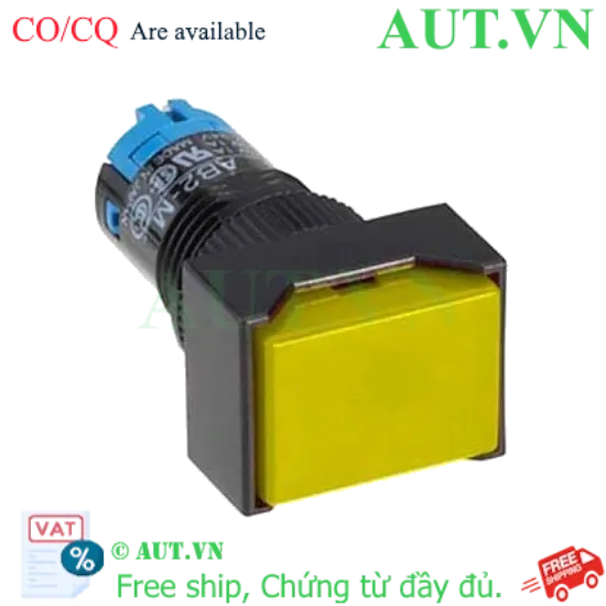 Ảnh của Nút nhấn giữ không đèn IDEC AB2H-A2Y D12 2NO+2NC (Vàng)