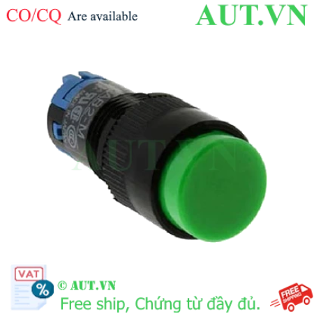 Ảnh của Nút nhấn giữ không đèn IDEC AB2M-A1G D12 1NO+1NC (Xanh)