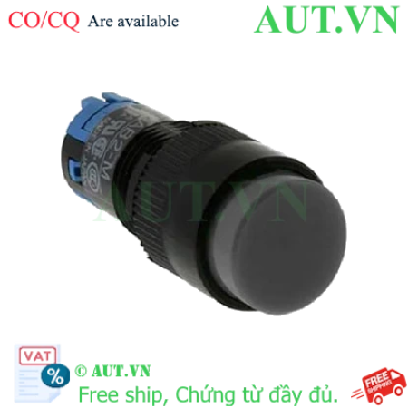 Ảnh của Nút nhấn giữ không đèn IDEC AB2M-A1PB D12 1NO+1NC (Đen)