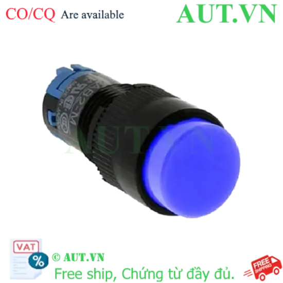 Ảnh của Nút nhấn giữ không đèn IDEC AB2M-A1S D12 1NO+1NC (Xanh)