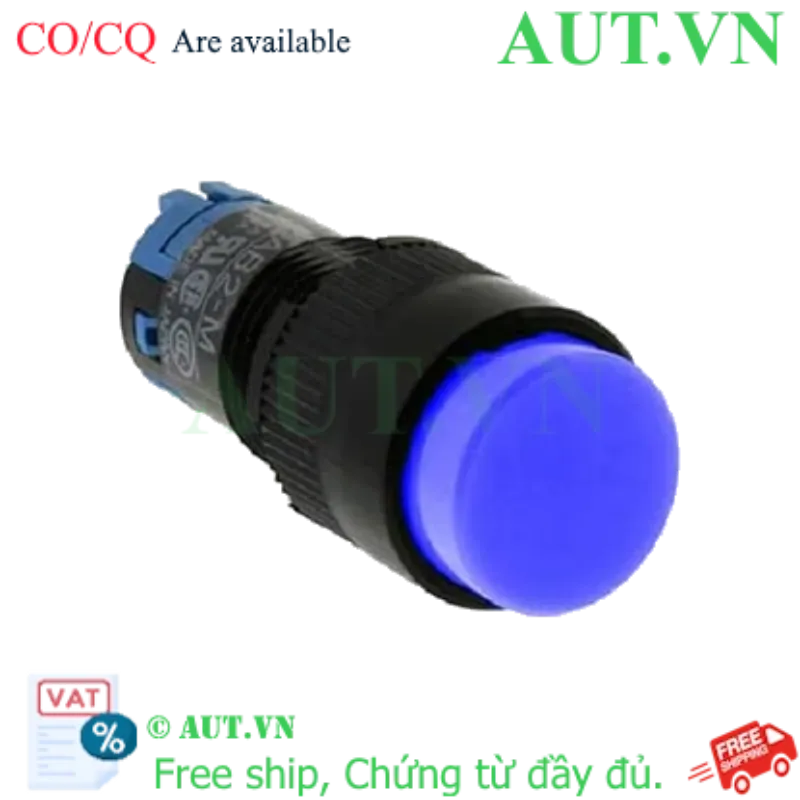 Ảnh của Nút nhấn giữ không đèn IDEC AB2M-A1S D12 1NO+1NC (Xanh)