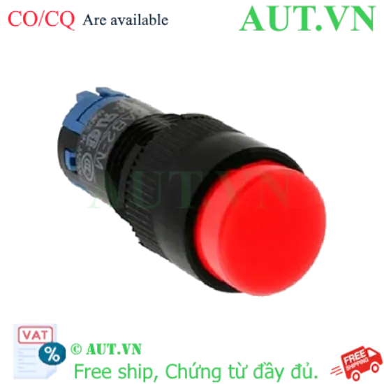 Ảnh của Nút nhấn giữ không đèn IDEC AB2M-A2PR D12 2NO+2NC (Đỏ)