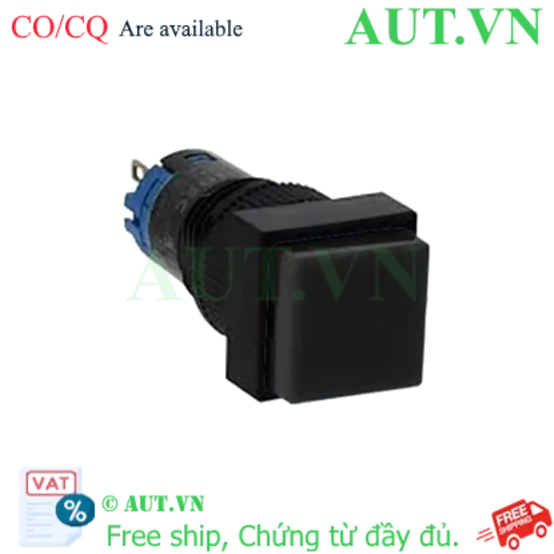 Ảnh của Nút nhấn giữ không đèn IDEC AB2Q-A1B D12 1NO+1NC (Đen)