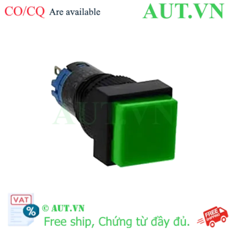 Ảnh của Nút nhấn giữ không đèn IDEC AB2Q-A1LG D12 1NO+1NC (Xanh)