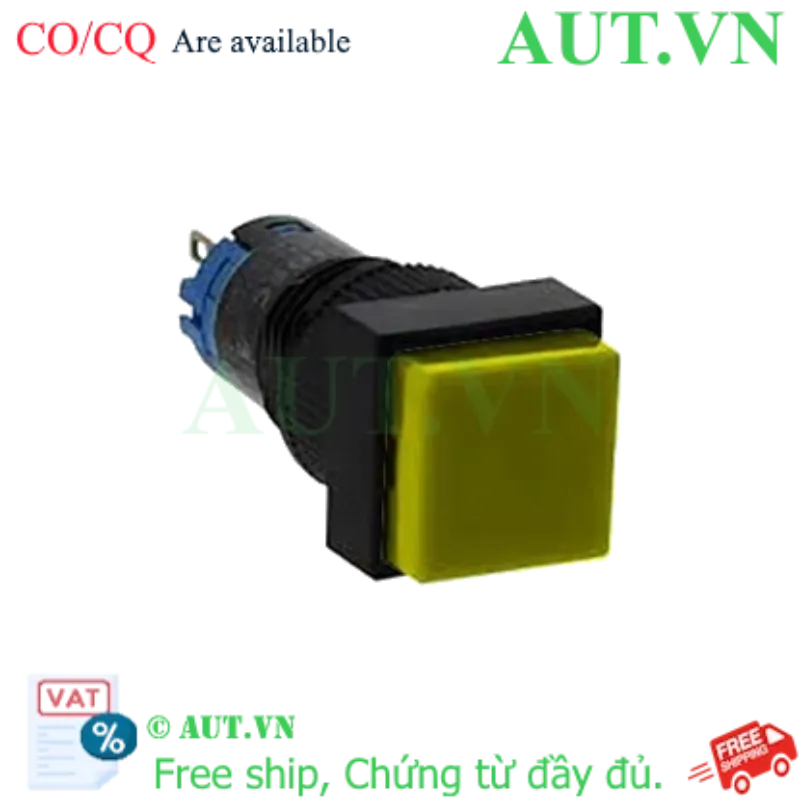 Ảnh của Nút nhấn giữ không đèn IDEC AB2Q-A1LY D12 1NO+1NC (Vàng)