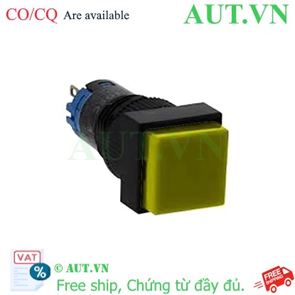 Ảnh của Nút nhấn giữ không đèn IDEC AB2Q-A2PY D12 2NO+2NC (Vàng)