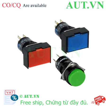 Ảnh của Nút nhấn giữ không đèn IDEC AB6G-A1S D16 1NO+1NC (Xanh)