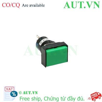 Ảnh của Nút nhấn giữ không đèn IDEC AB6H-A1GC D16 1NO+1NC (Xanh)