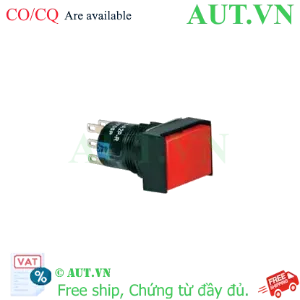 Ảnh của Nút nhấn giữ không đèn IDEC AB6H-A1RC D16 1NO+1NC (Đỏ)