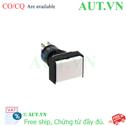 Ảnh của Nút nhấn giữ không đèn IDEC AB6H-A1WC D16 1NO+1NC (Trắng)