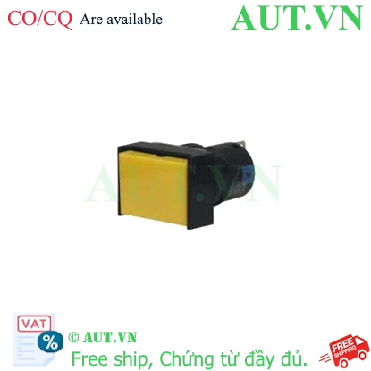 Ảnh của Nút nhấn giữ không đèn IDEC AB6H-A1YC D16 1NO+1NC (Vàng)