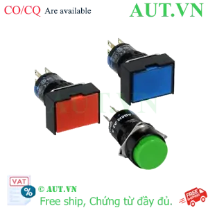 Ảnh của Nút nhấn giữ không đèn IDEC AB6H-A2LY D16 2NO+2NC (Vàng)