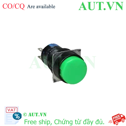 Ảnh của Nút nhấn giữ không đèn IDEC AB6M-A1GC D16 1NO+1NC (Xanh)