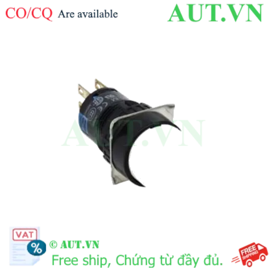 Ảnh của Nút nhấn giữ không đèn IDEC AB6M-A1WC D16 1NO+1NC (Trắng)