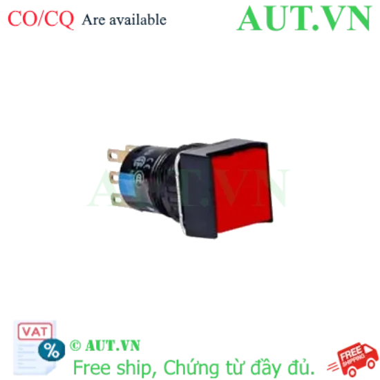 Ảnh của Nút nhấn giữ không đèn IDEC AB6Q-A1RC D16 1NO+1NC (Đỏ)