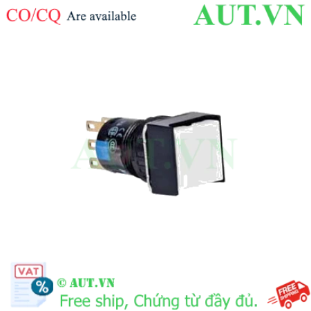 Ảnh của Nút nhấn giữ không đèn IDEC AB6Q-A1WC D16 1NO+1NC (Trắng)