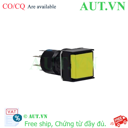 Ảnh của Nút nhấn giữ không đèn IDEC AB6Q-A1YC D16 1NO+1NC (Vàng)