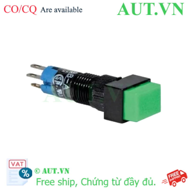 Ảnh của Nút nhấn giữ không đèn IDEC AB8H-A1LG D8 1NO+1NC (Xanh)