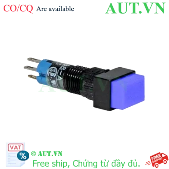 Ảnh của Nút nhấn giữ không đèn IDEC AB8H-A1S D8 1NO+1NC (Xanh)