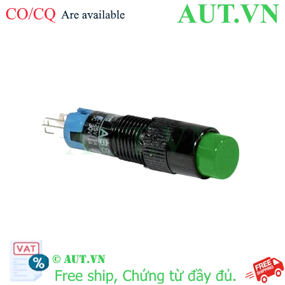 Ảnh của Nút nhấn giữ không đèn IDEC AB8M-A1G D8 1NO+1NC (Xanh)
