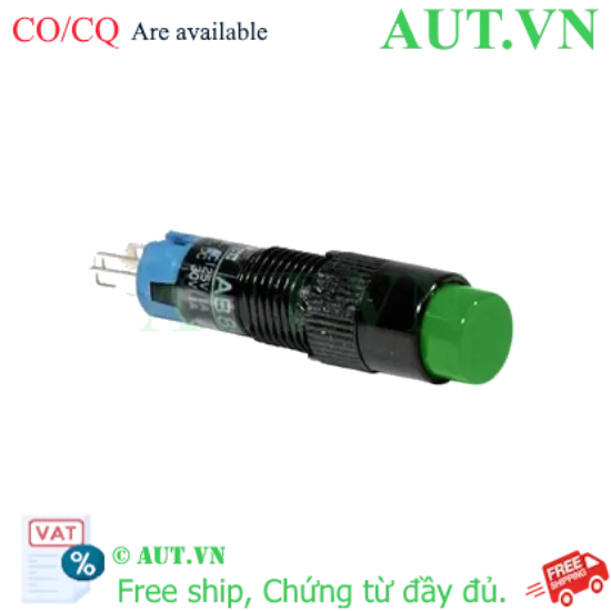 Ảnh của Nút nhấn giữ không đèn IDEC AB8M-A1G D8 1NO+1NC (Xanh)