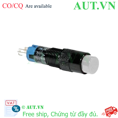 Ảnh của Nút nhấn giữ không đèn IDEC AB8M-A1LW D8 1NO+1NC (Trắng)