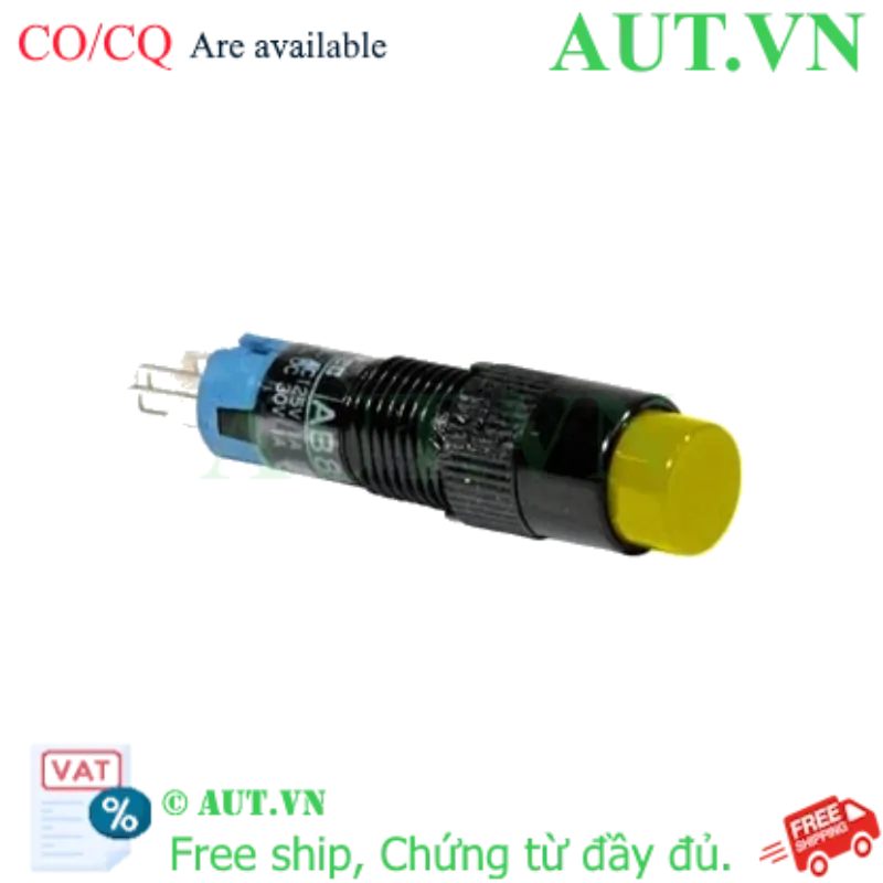Ảnh của Nút nhấn giữ không đèn IDEC AB8M-A1LY D8 1NO+1NC (Vàng)