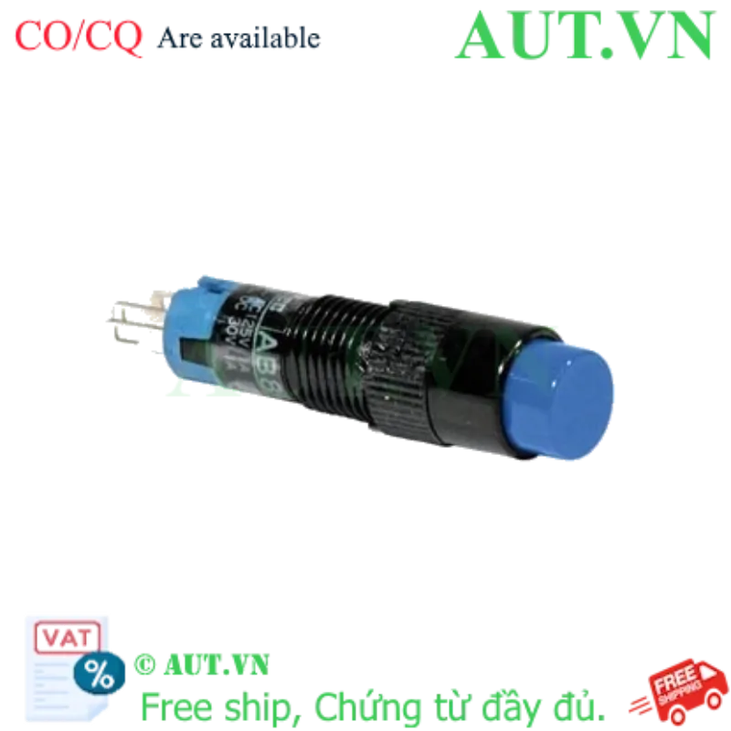 Ảnh của Nút nhấn giữ không đèn IDEC AB8M-A1S D8 1NO+1NC (Xanh)