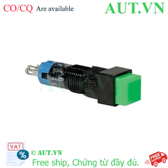 Ảnh của Nút nhấn giữ không đèn IDEC AB8Q-A1G D8 1NO+1NC (Xanh)