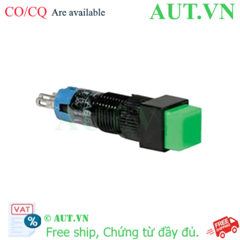 Ảnh của Nút nhấn giữ không đèn IDEC AB8Q-A1LG D8 1NO+1NC (Xanh)