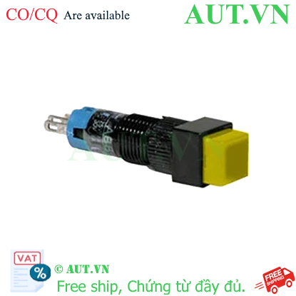 Ảnh của Nút nhấn giữ không đèn IDEC AB8Q-A1LY D8 1NO+1NC (Vàng)