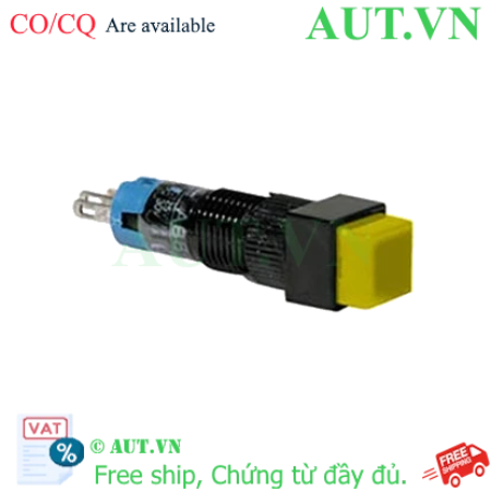 Ảnh của Nút nhấn giữ không đèn IDEC AB8Q-A1Y D8 1NO+1NC (Vàng)