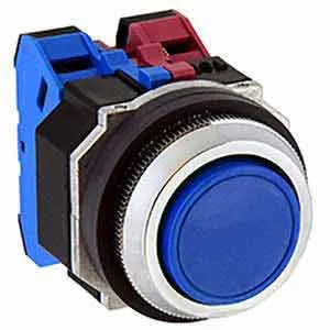 Ảnh của Nút nhấn giữ không đèn IDEC AOD102NS D30 2NC (Xanh)