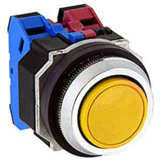 Ảnh của Nút nhấn giữ không đèn IDEC AOD111NY D30 1NO+1NC (Vàng)
