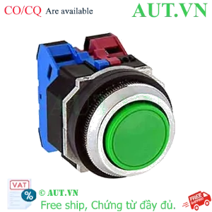 Ảnh của Nút nhấn giữ không đèn IDEC AOD122NG D30 2NO+2NC (Xanh)