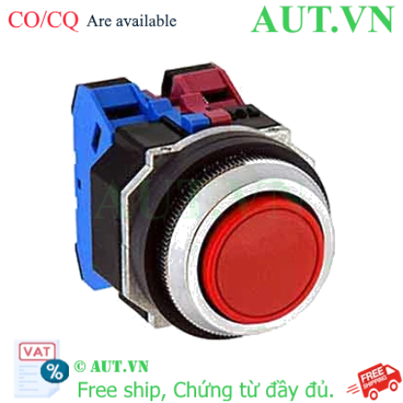 Ảnh của Nút nhấn giữ không đèn IDEC AOD122NR D30 2NO+2NC (Đỏ)