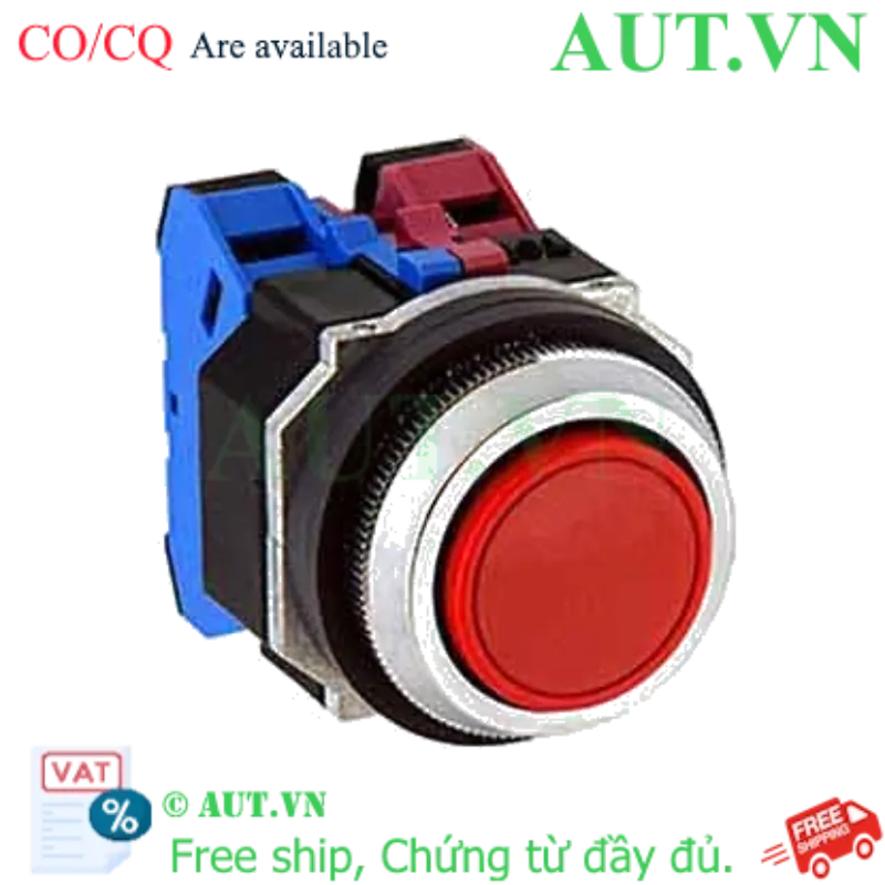 Ảnh của Nút nhấn giữ không đèn IDEC AOD122NR D30 2NO+2NC (Đỏ)