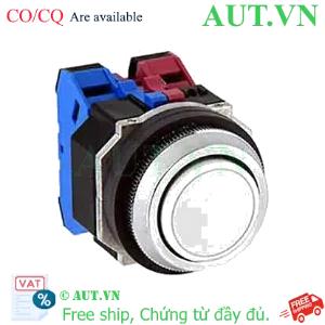 Ảnh của Nút nhấn giữ không đèn IDEC AOD122NW D30 2NO+2NC (Trắng)