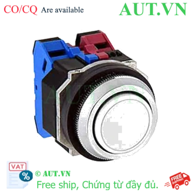 Ảnh của Nút nhấn giữ không đèn IDEC AOD122NW D30 2NO+2NC (Trắng)